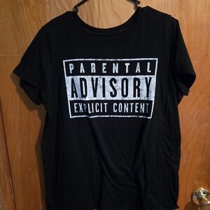 Torrid Black Parental Advisory Tee